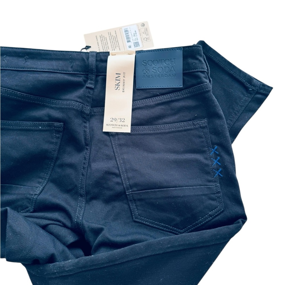 SCOTCH & SODA***Men's Skim Skinny Black Jeans Denim***Size 29/32***$148 - Picture 6 of 7